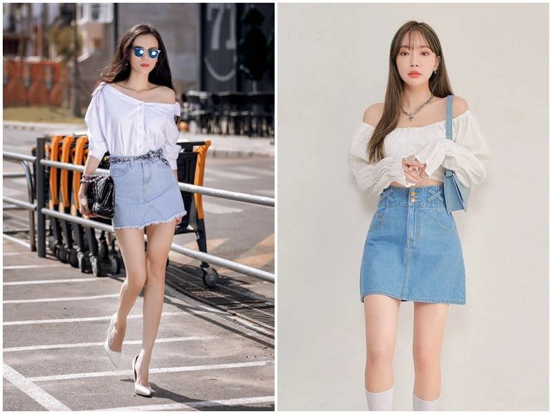 Những chiếc áo trễ vai thường được xem là món đồ 