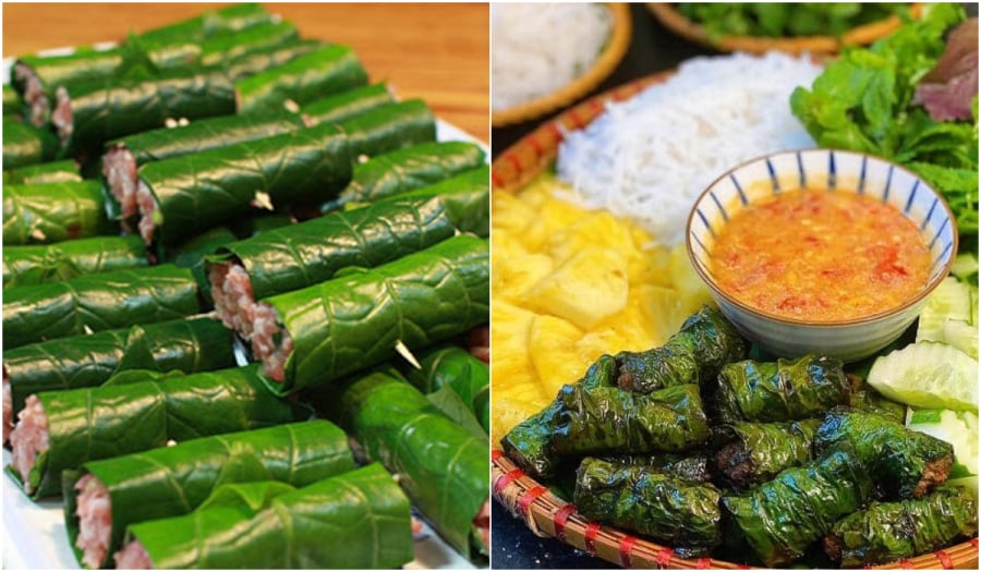 Cách làm chả lá lốt xanh mướt đẹp mắt